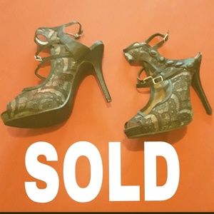 High heels open toe bootie`s